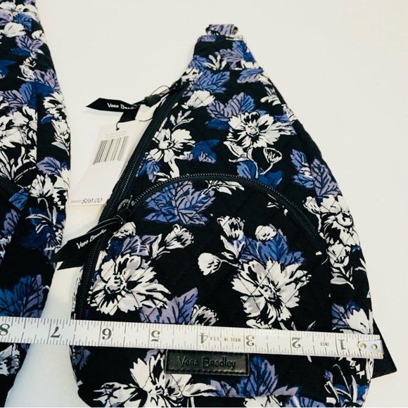 Vera Bradley Essential Sling Backpack/ Frosted Floral - Picture 9 of 9